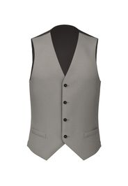 Gilet da uomo su misura, Reda Flexo, Grigio Chiaro Comfort Stretch, Quattro Stagioni | Lanieri