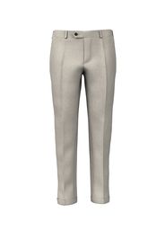 Pantaloni da uomo su misura, Reda Flexo, Beige in Flanella di Lana stretch, Autunno Inverno | Lanieri