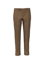 Pantaloni da uomo su misura, Reda, Marrone Caramello in Twill di Lana, Quattro Stagioni | Lanieri