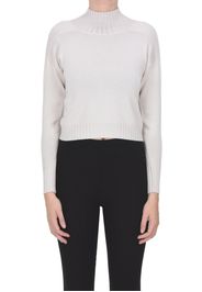 Pullover dolcevita cropped