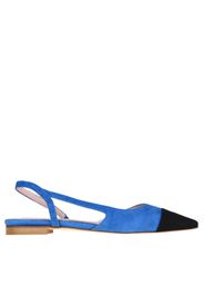 Ballerine slingback in suede