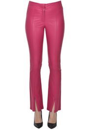 Pantaloni skinny in pelle