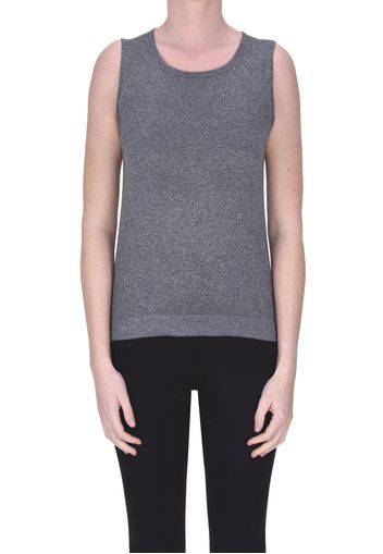 Tank top in lurex