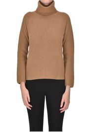 Pullover dolcevita in cashmere