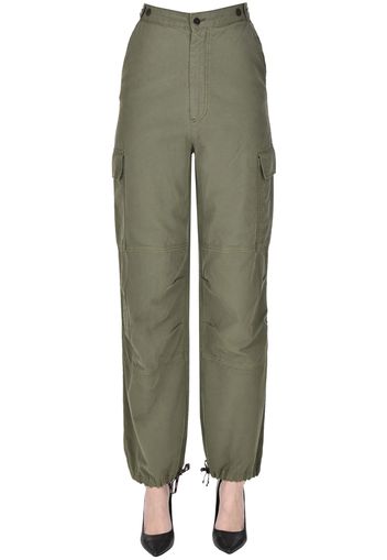 Pantaloni cargo in cotone