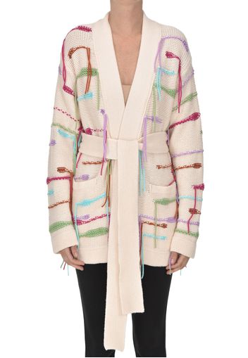 Maxi cardigan in cashmere