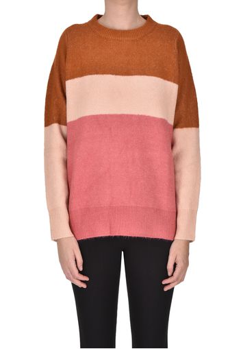 Pullover color block