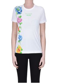 T-shirt con stampa floreale