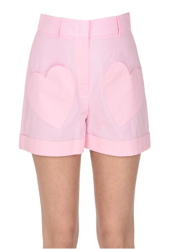 Shorts con tasche a cuore