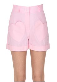 Shorts con tasche a cuore