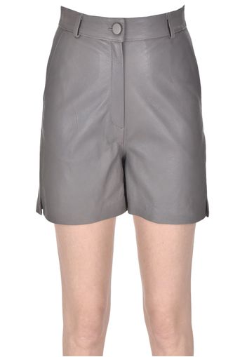 Shorts in pelle