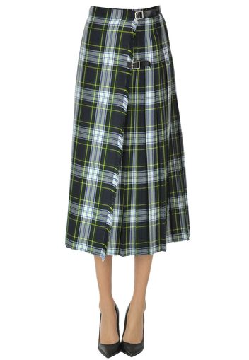 Kilt midi tartan in lana