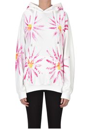 Printed hooded sweatshirt