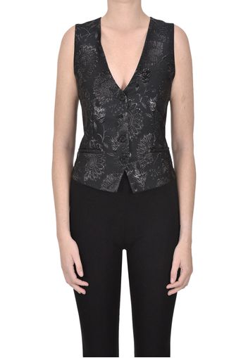 Gilet Polly in tessuto jacquard