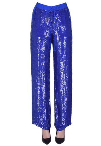 Pantaloni con paillettes