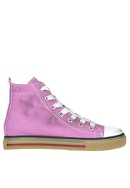 Sneakers high-top in canvas