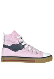 Sneakers high-top in canvas