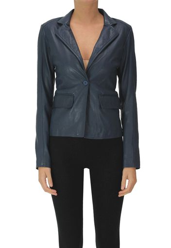 Blazer in pelle