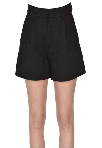 Shorts in tessuto jacquard