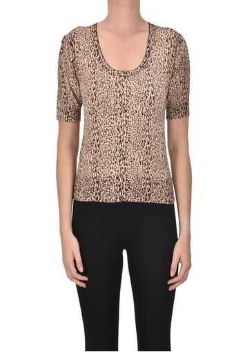 Pullover stampa animalier