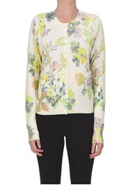 Cardigan stampa floreale