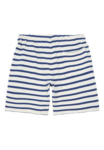 Striped Fleece Shorts