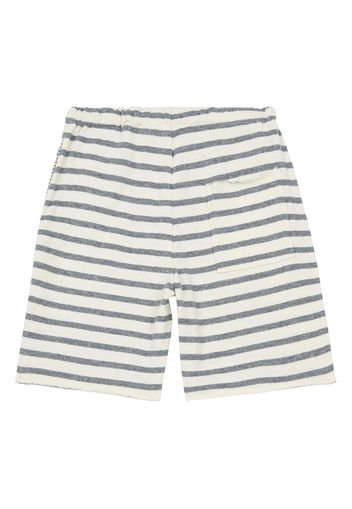 Striped Fleece Shorts
