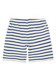 Striped Fleece Shorts