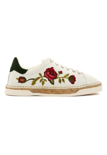 Sneakers Lancry con fiori ricamati