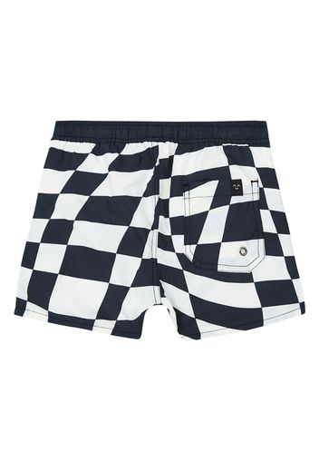 Poolboy Checked Swim Trunks