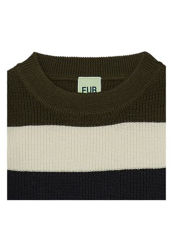 Thick Stripe Merino Wool Jumper