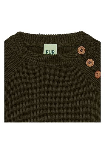 Merino Wool Button Jumper