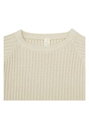 Oversize Ribbed Knit T-shirt