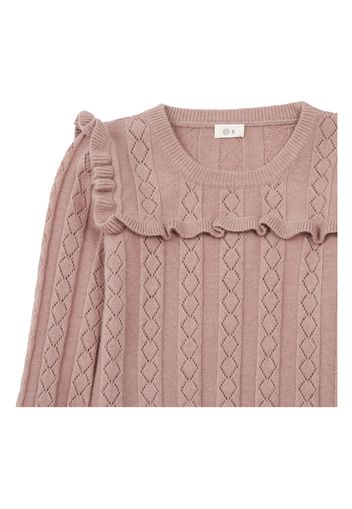 Eloïse Woollen Openwork Jumper