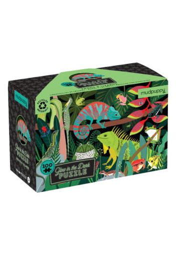 Glow-in-the-dark Lizard Puzzle - 100 pieces