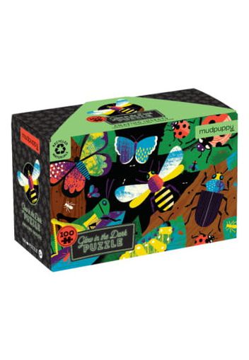 Glow-in-the-dark Insect Puzzle - 100 pieces