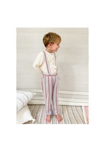 Gabriel Organic Cotton Muslin Suspender Trousers