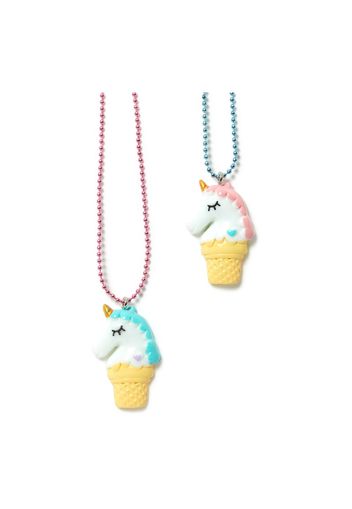 Set da 2 collane Unicorni nel gelato