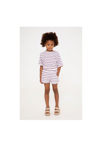 Striped Terry Cloth Shorts