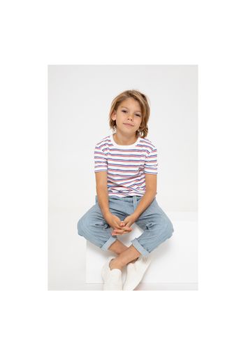 Striped Terry Cloth T-shirt