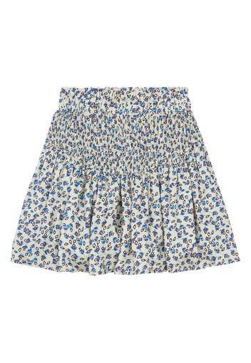 Flower Print Mini Skirt