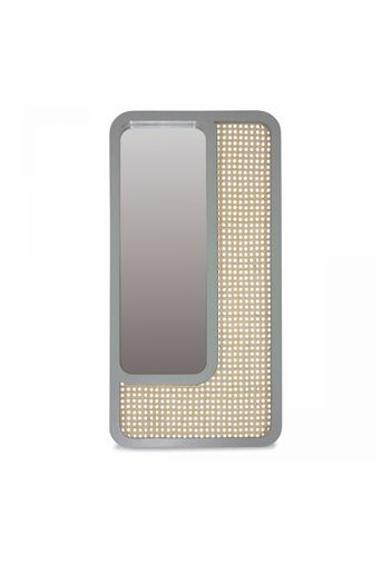 Rectangular Wicker Mirror