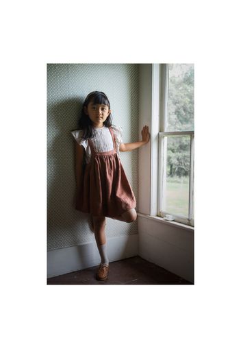 Eloise Linen Apron Dress