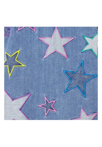 Denim Embroidered Star Dress