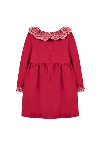 Embroidered Collar Dress - Christmas Collection -