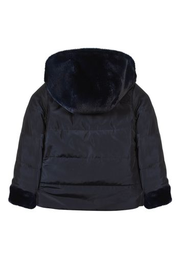 Reversible Faux Fur Puffer Jacket