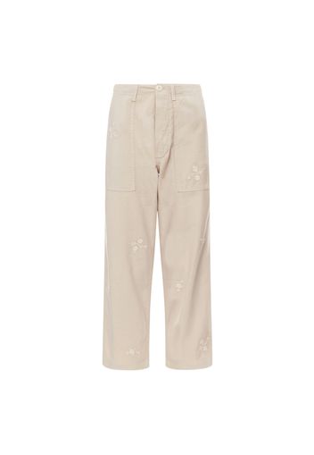 Vintage Army Embroidered Trousers