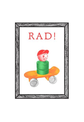 Poster Rad 29,7x42 cm