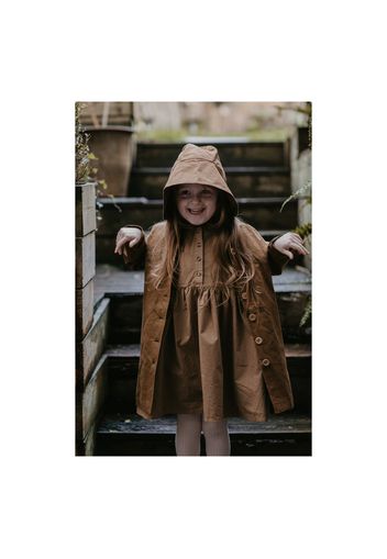 Waxed Organic Cotton Raincoat