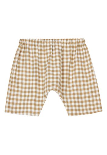 Haru Organic Cotton Checkered Shorts